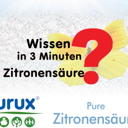 Purux Pure Zitronensäure Wissen in 3 Minuten