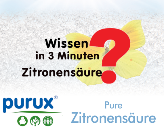 Purux Pure Zitronensäure Wissen in 3 Minuten